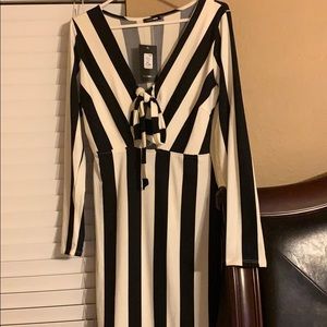 Kicked Up Stripe Dress